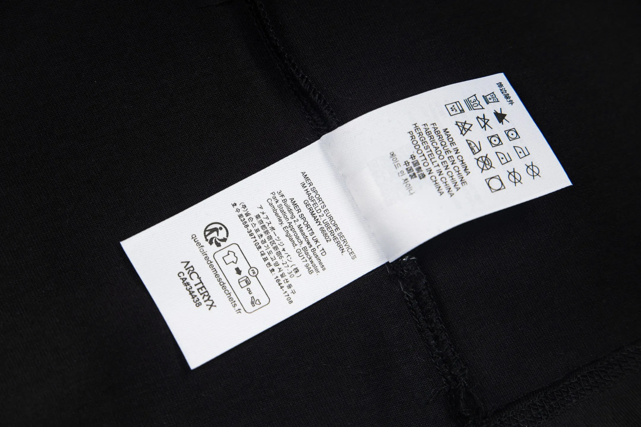 ARC'TERYX Same Style Same Style Series Sizes：S-XXL :Black White